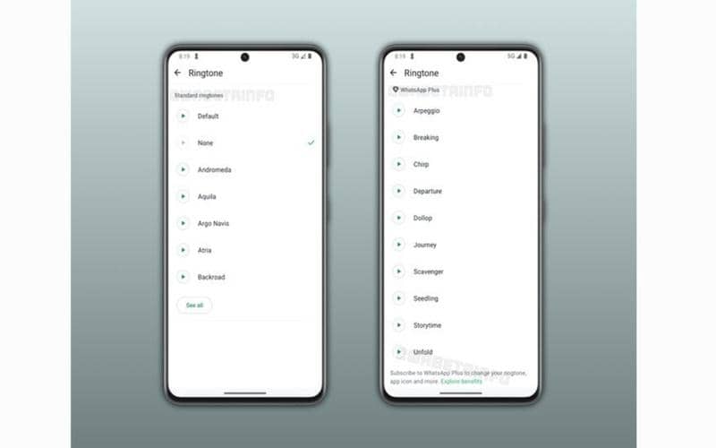 nada dering dan stiker eksklusif di WhatsApp Plus