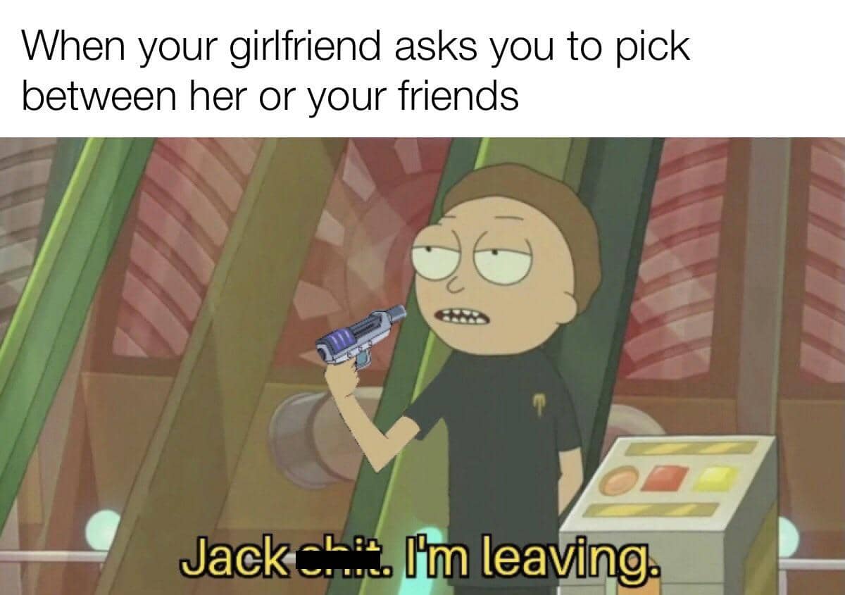 meme kartun tentang putus cinta