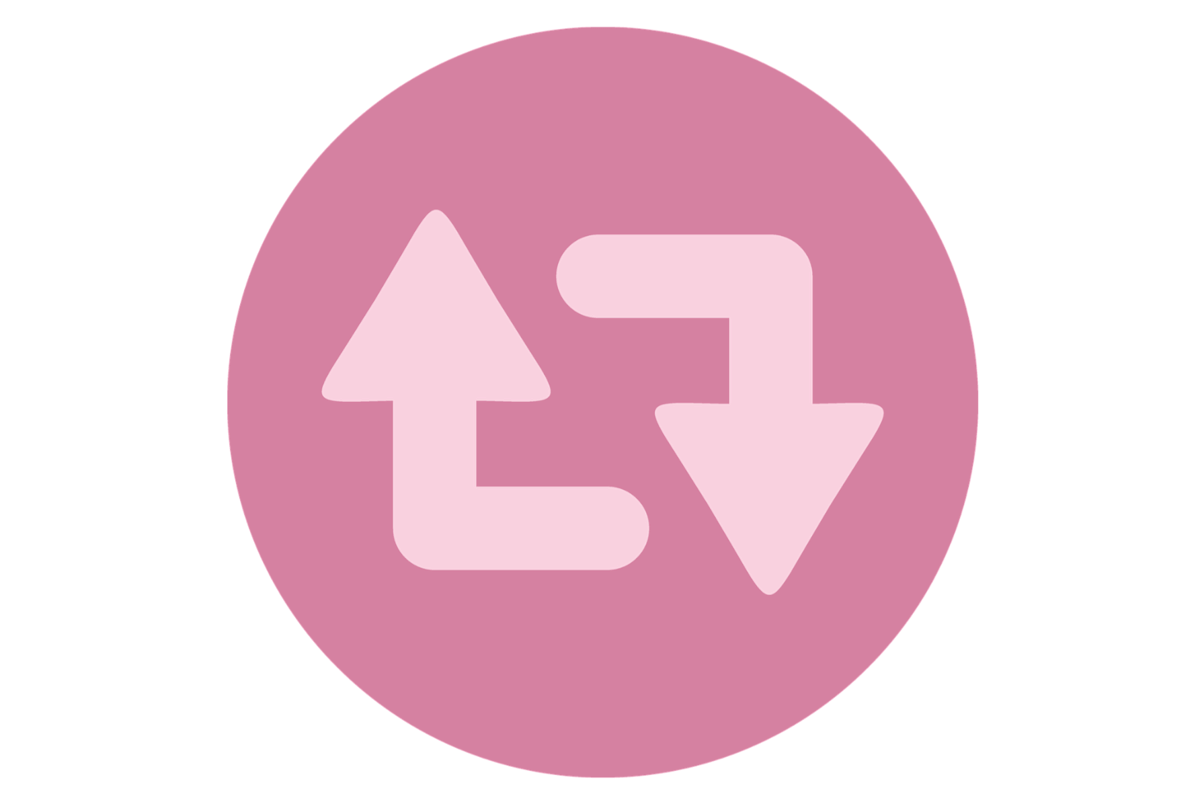 ilustrasi repost postingan