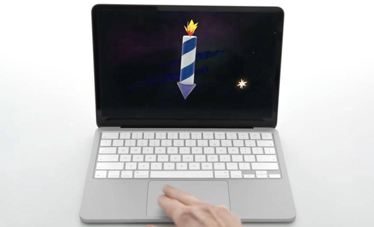 tangkapan layar MacBook Neo