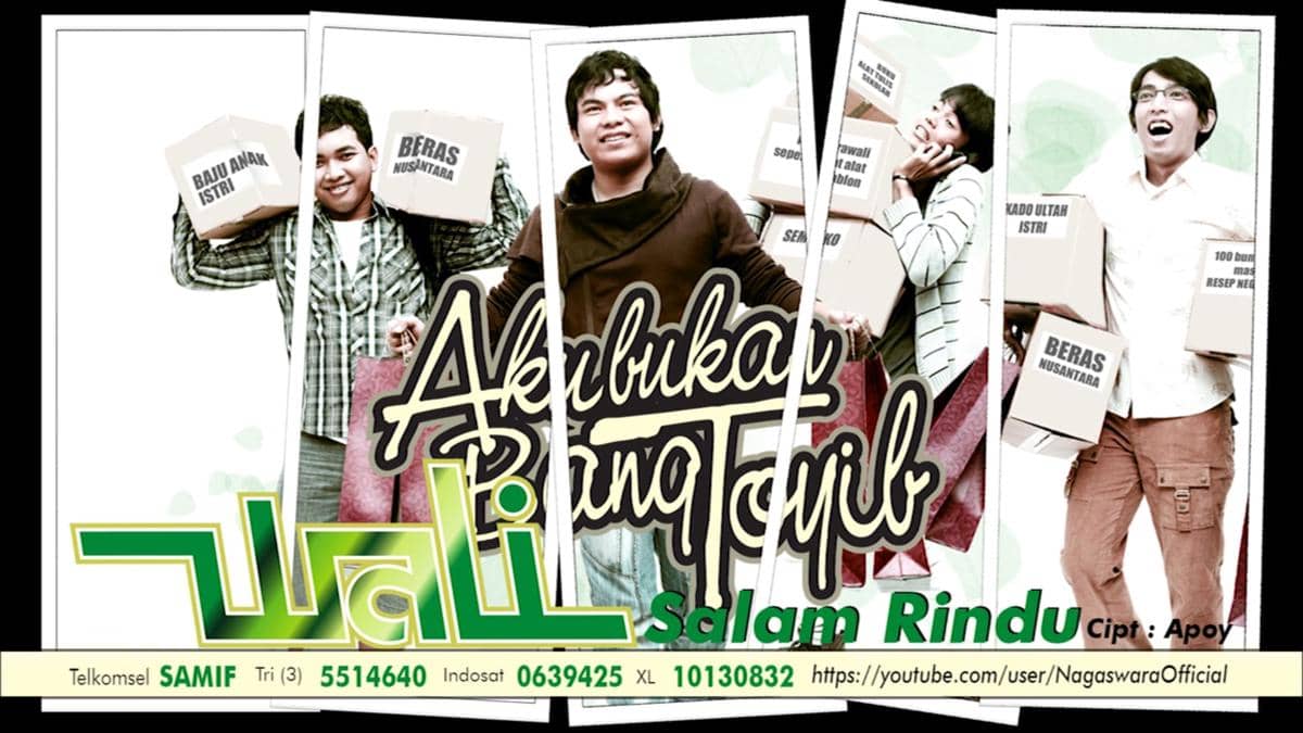 kover lagu "Salam Rindu"