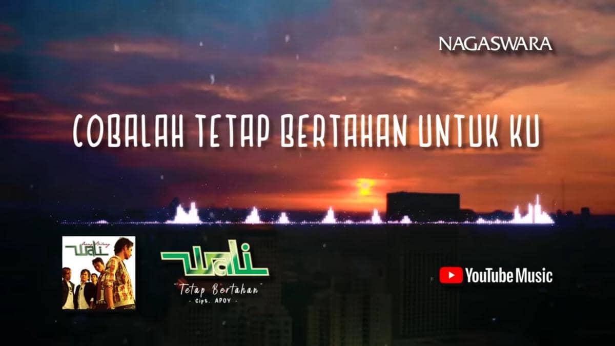 cuplikan video lirik "Tetap Bertahan"