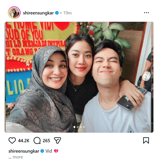 Ucapan duka cita untuk Vidi Aldiano