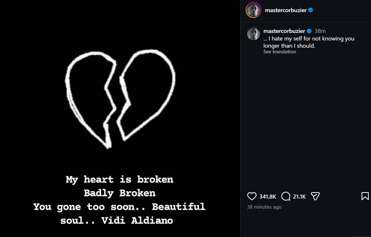 ucapan duka untuk Vidi Aldiano