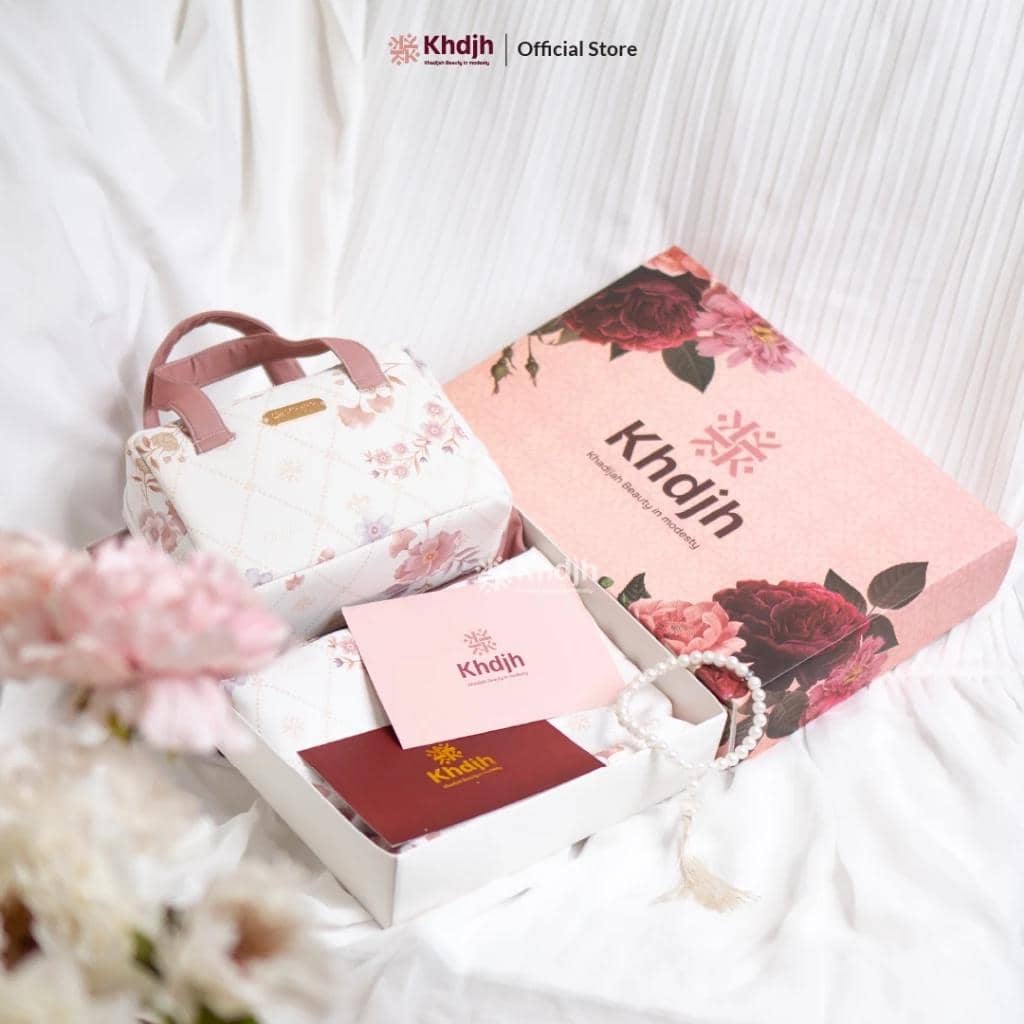 Khadijah Label Hampers Set Mukena Eksklusif Lebaran