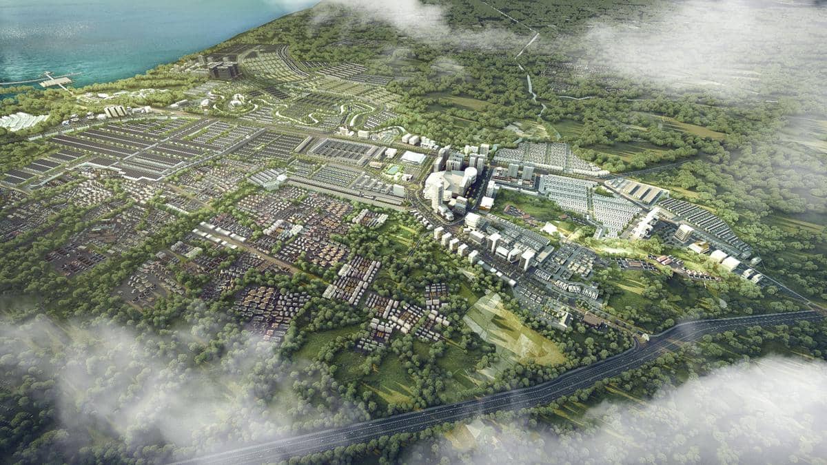 Tampak udara master plan Summarecon Mutiara Makassar. (Dok. IDN Times/Istimewa)