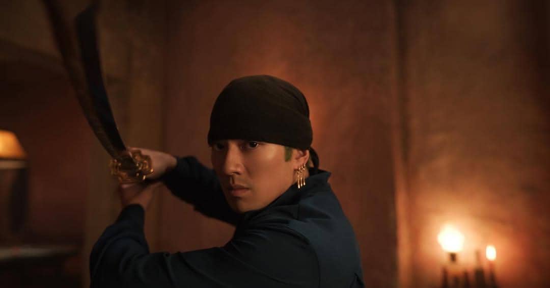 Ilustrasi karakter Roronoa Zoro (Instagram @onepiecenetflix)