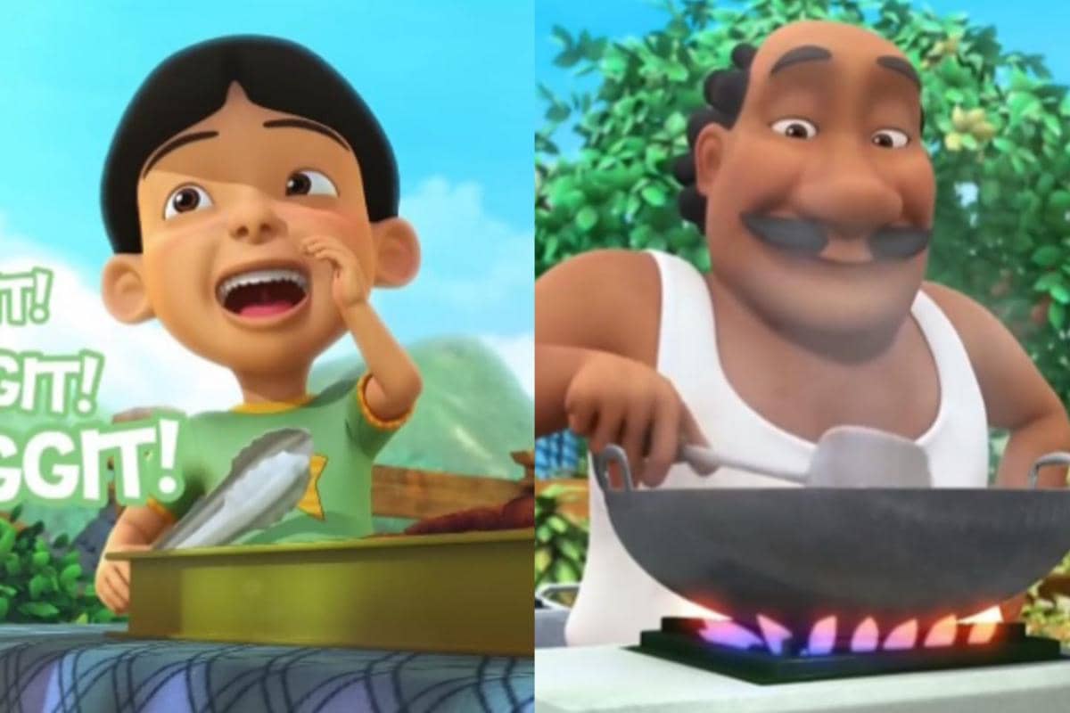 Cara Mail dan Uncle Muthu di Upin & Ipin Berjualan saat Bulan Puasa