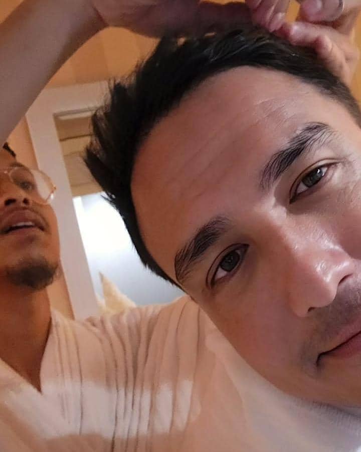 potret Hamish Daud umrah saat Ramadan