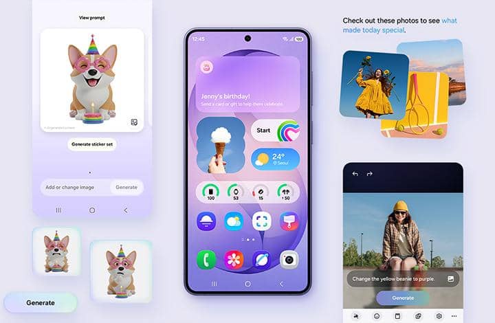 ilustrasi One UI 8.5