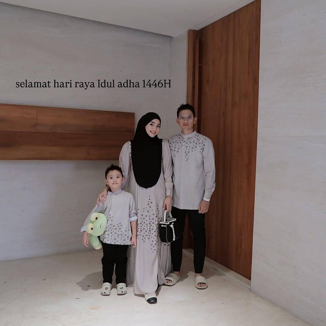 outfit couple Citra Kirana dan Rezky Adhitya