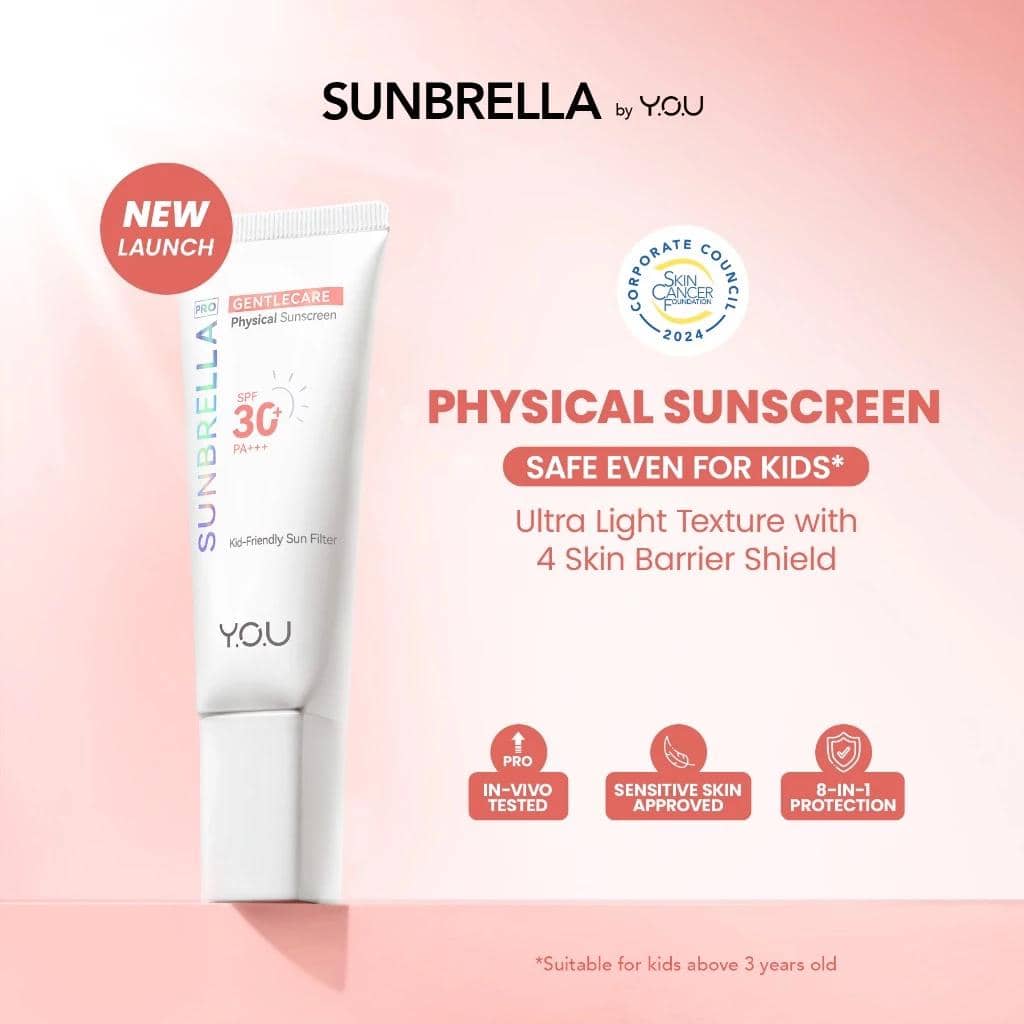 YOU Sunbrella Pro Gentlecare Physical Sunscreen SPF 30+ 
