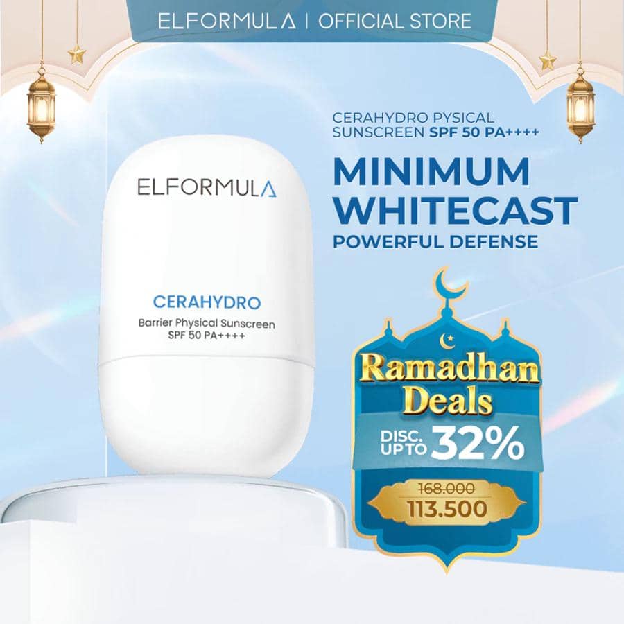 ELFORMULA CeraHydro Physical Sunscreen SPF 50