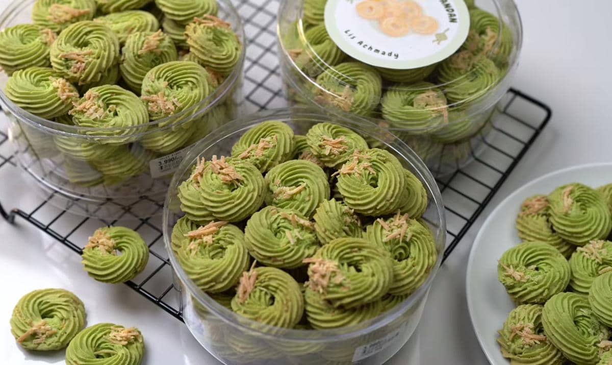 Resep Kue Sagu Pandan Keju Renyah, Cocok Jadi Isi Hampers Lebaran