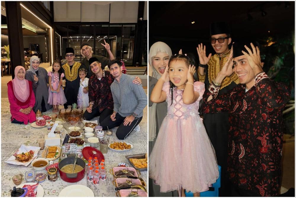 8 Potret Keluarga Atta dan Aisar Khaled Bukber, Seru!