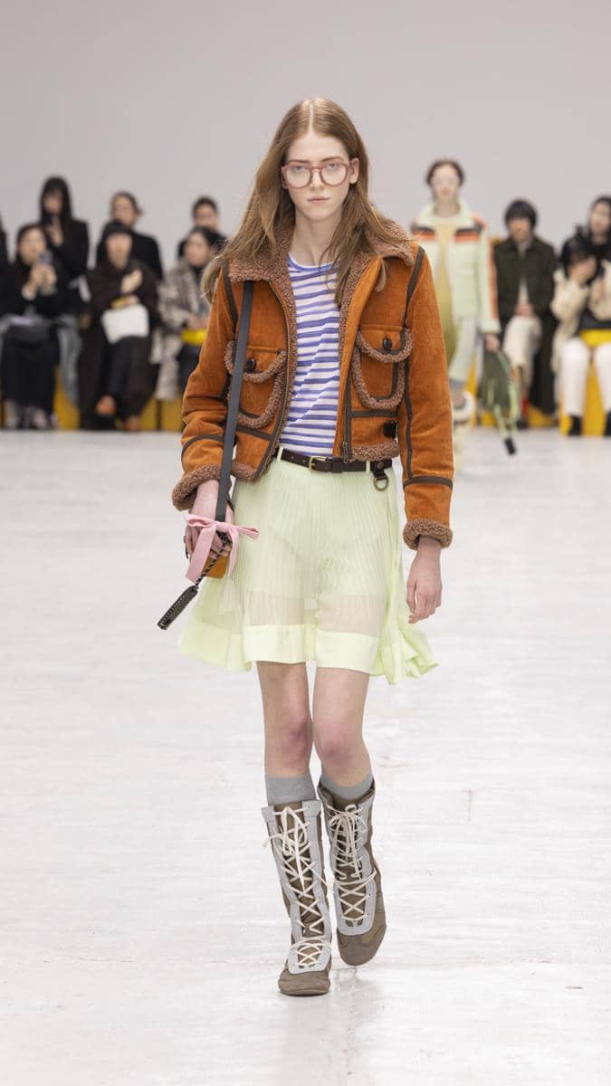 Koleksi Onitsuka Tiger Autumn/Winter di Milan Fashion Week 2026.