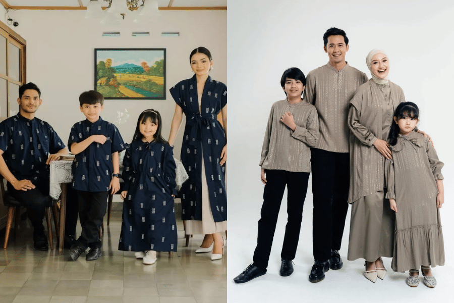 7 Model Baju Sarimbit Lebaran 2026 Keluarga Modern, Gaya Stylish
