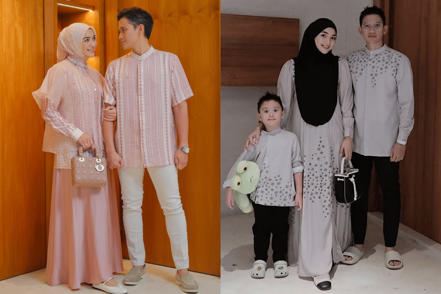 7 Outfit Couple ala Citra Kirana dan Rezky Adhitya, Cocok buat Lebaran