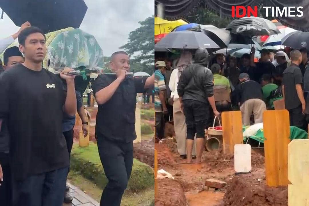 Pemakaman Vidi Aldiano, Sahabat Artis Antar Jenazah ke Peristirahan Terakhir
