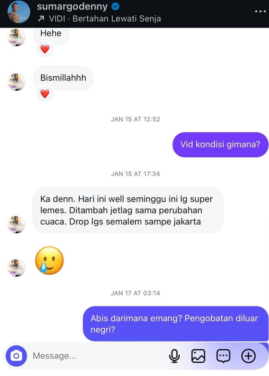 Vidi aldiano meninggal dunia