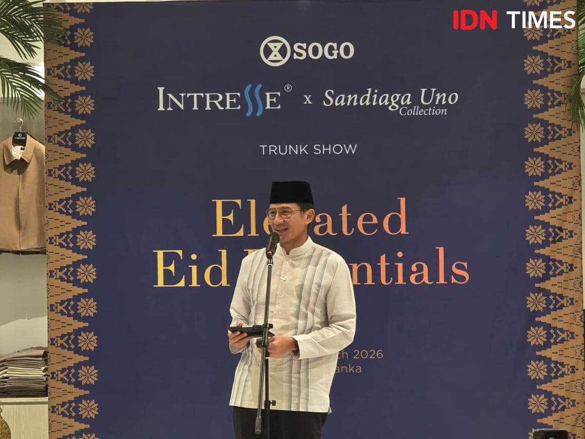 Koleksi spesial hasil kolaborasi INTRESSE dengan Sandiaga Uno di SOGO Kota Kasablanka