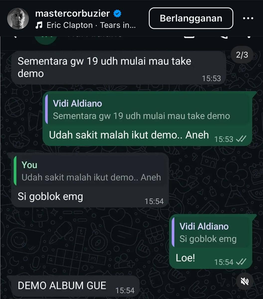 Vidi aldiano meninggal dunia