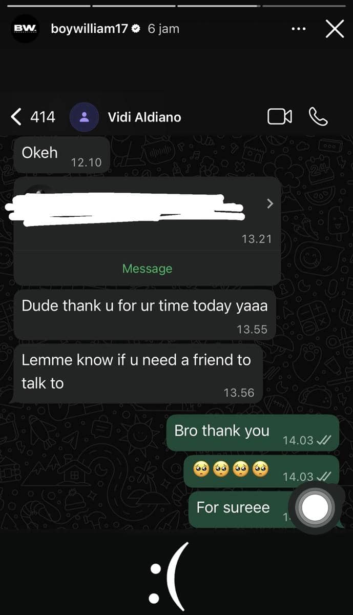 Vidi aldiano meninggal dunia