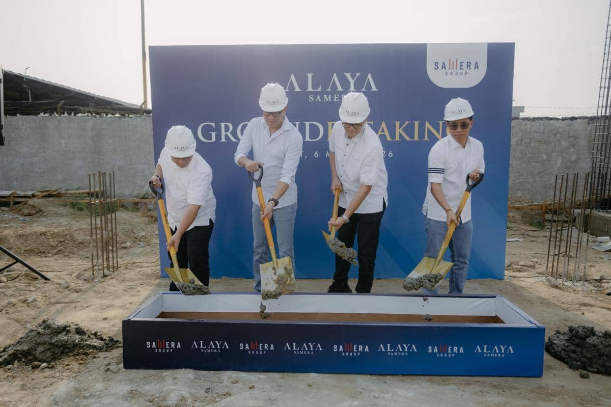 Alaya Samera Medan Johor, Hunian Baru Konsep Modern Resmi Groundbreaking