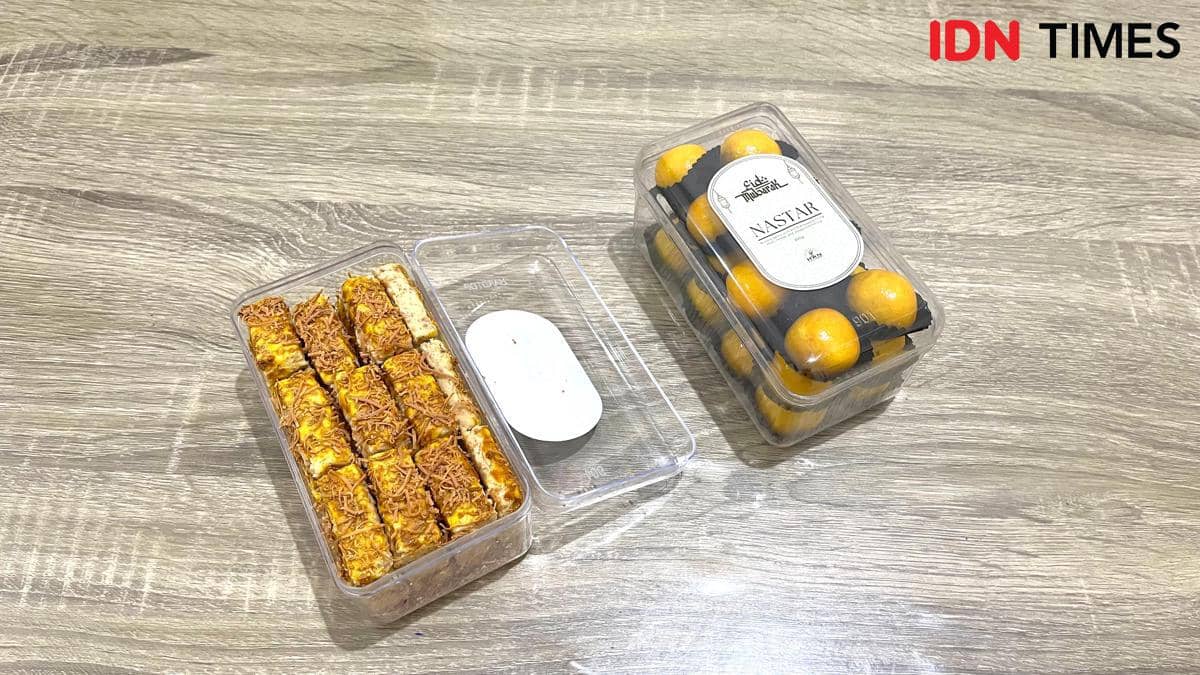 Potret kue kastengel dan nastar