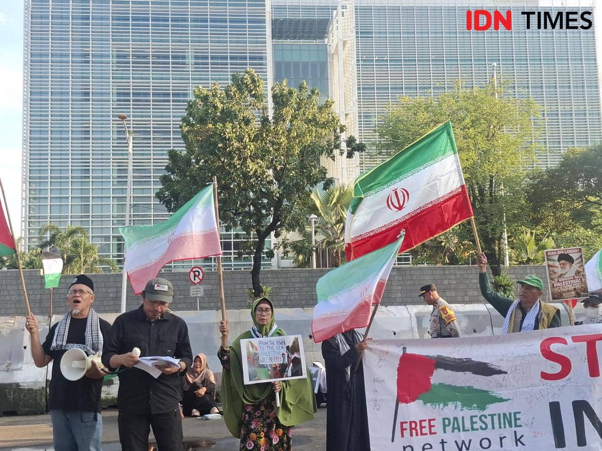 Geruduk Kedubes AS, Free Palestine Network: RI Harus Dukung Iran