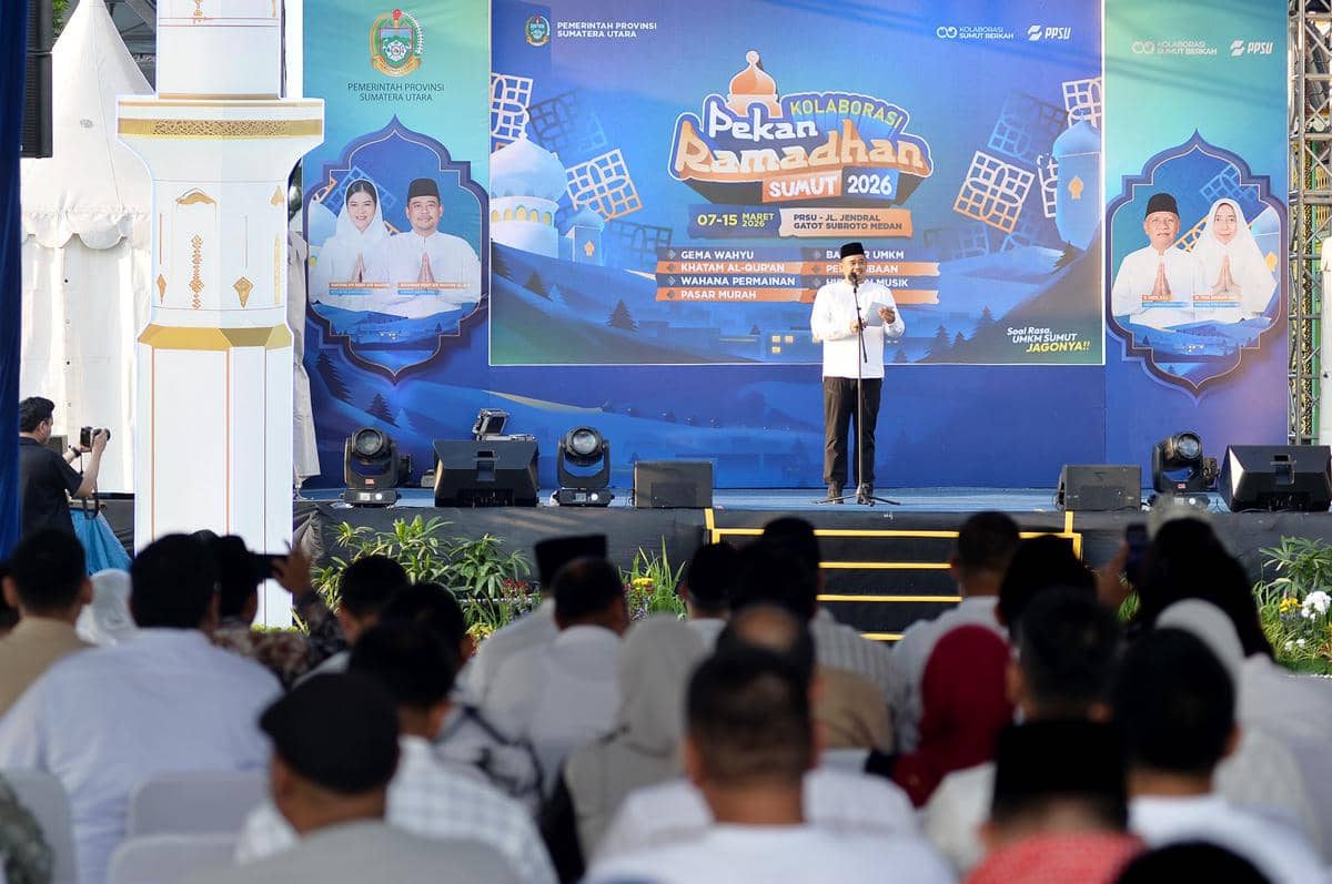 Pekan Ramadan Sumut 2026 Resmi Dimulai, Dimeriahkan Bazar UMKM