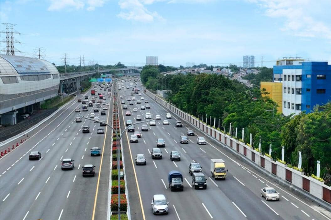 ilustrasi jalan tol