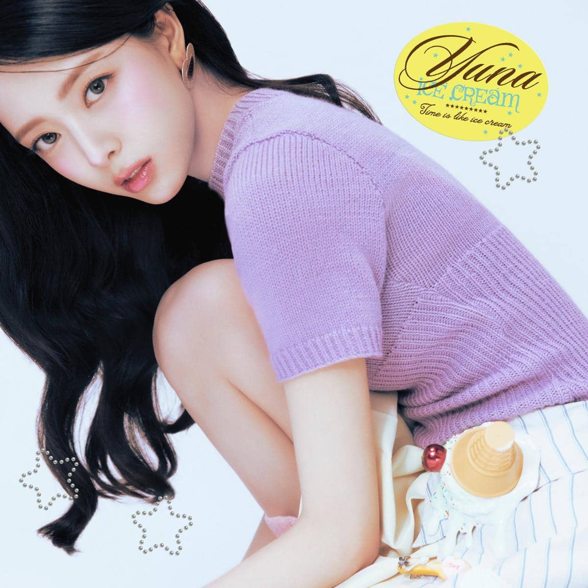 poster album Ice Cream dari Yuna ITZY