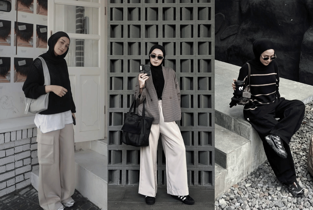 9 Ide Gaya Hijab Casual Chic ala Helmi Nursifah untuk Hangout hingga Formal
