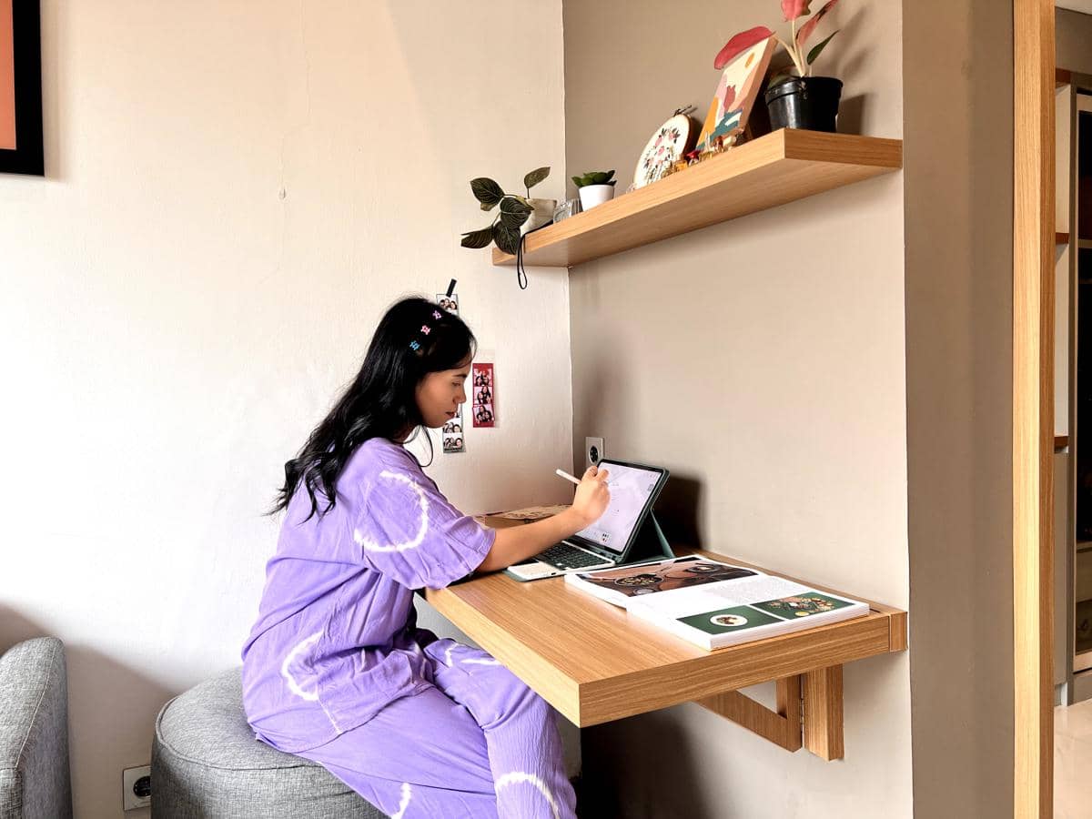 Ilustrasi kamar kosan