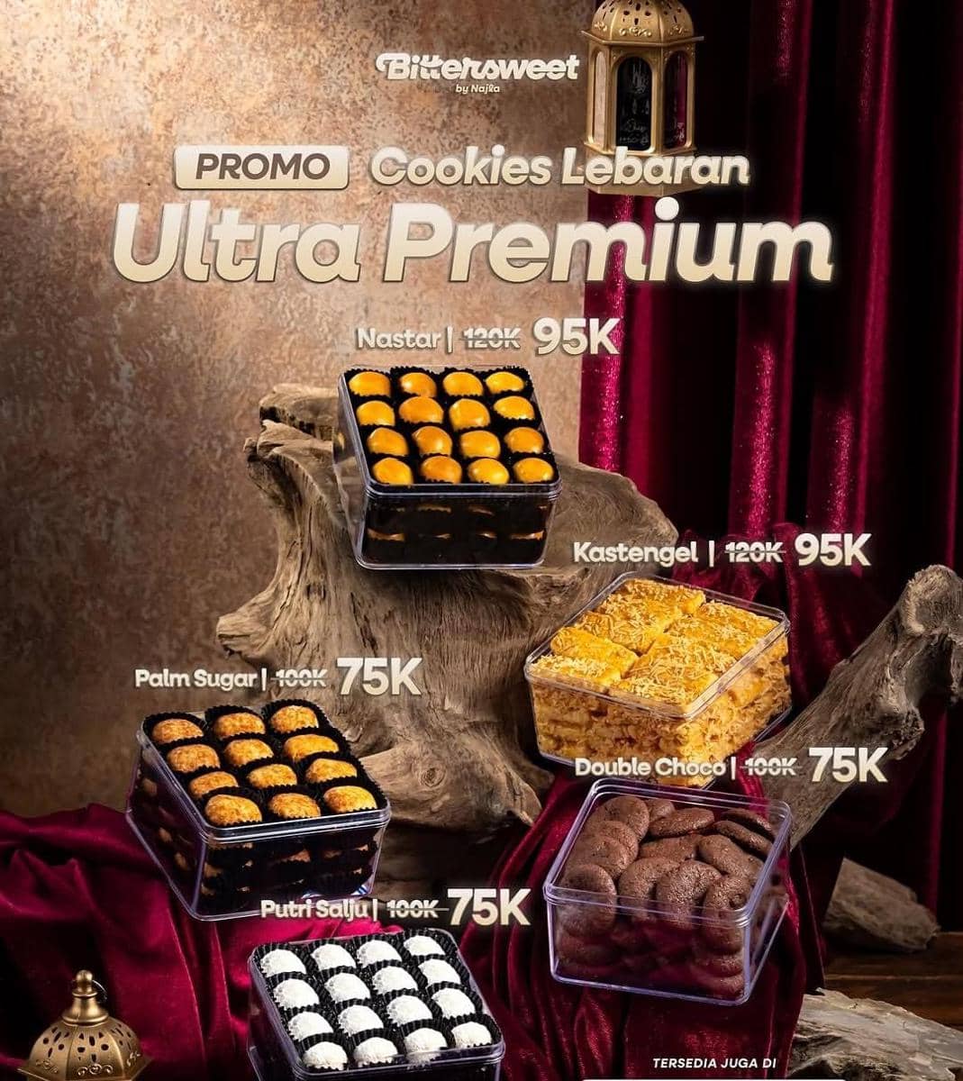 hampers kue kering dari Bittersweet by Najla (instagram.com/Bittersweet by Najla) 