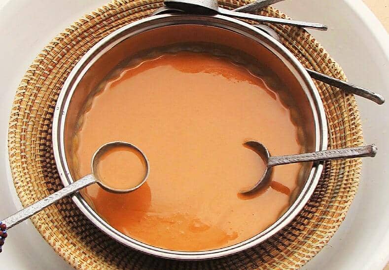 ilustrasi saus kacang