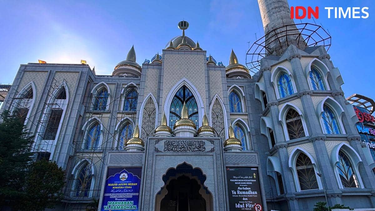 6 Fakta Unik Masjid Agung Medan, Menara Tinggi Ikon Baru Kota