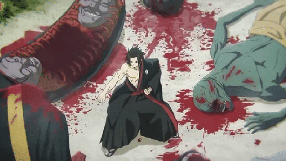 Shugen membantai para Sōshin dengan tangan kosong.