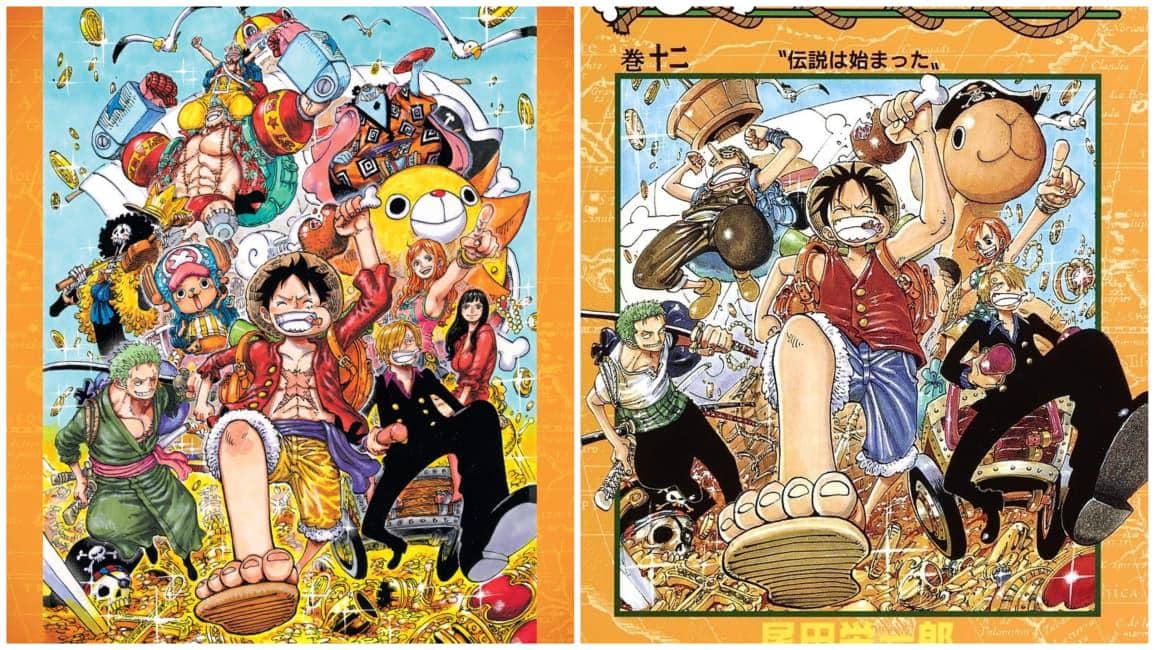 4 Hal Menarik dari Remake Sampul One Piece Volume 12 di Bab 1176!