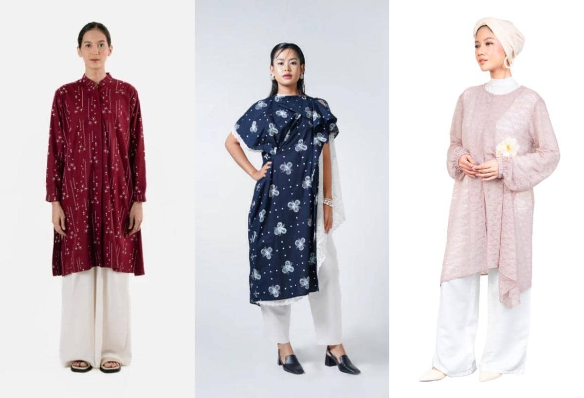 7 Tunik Lebaran 2026 Kombinasi Batik Modern, Simpel tapi Mewah!