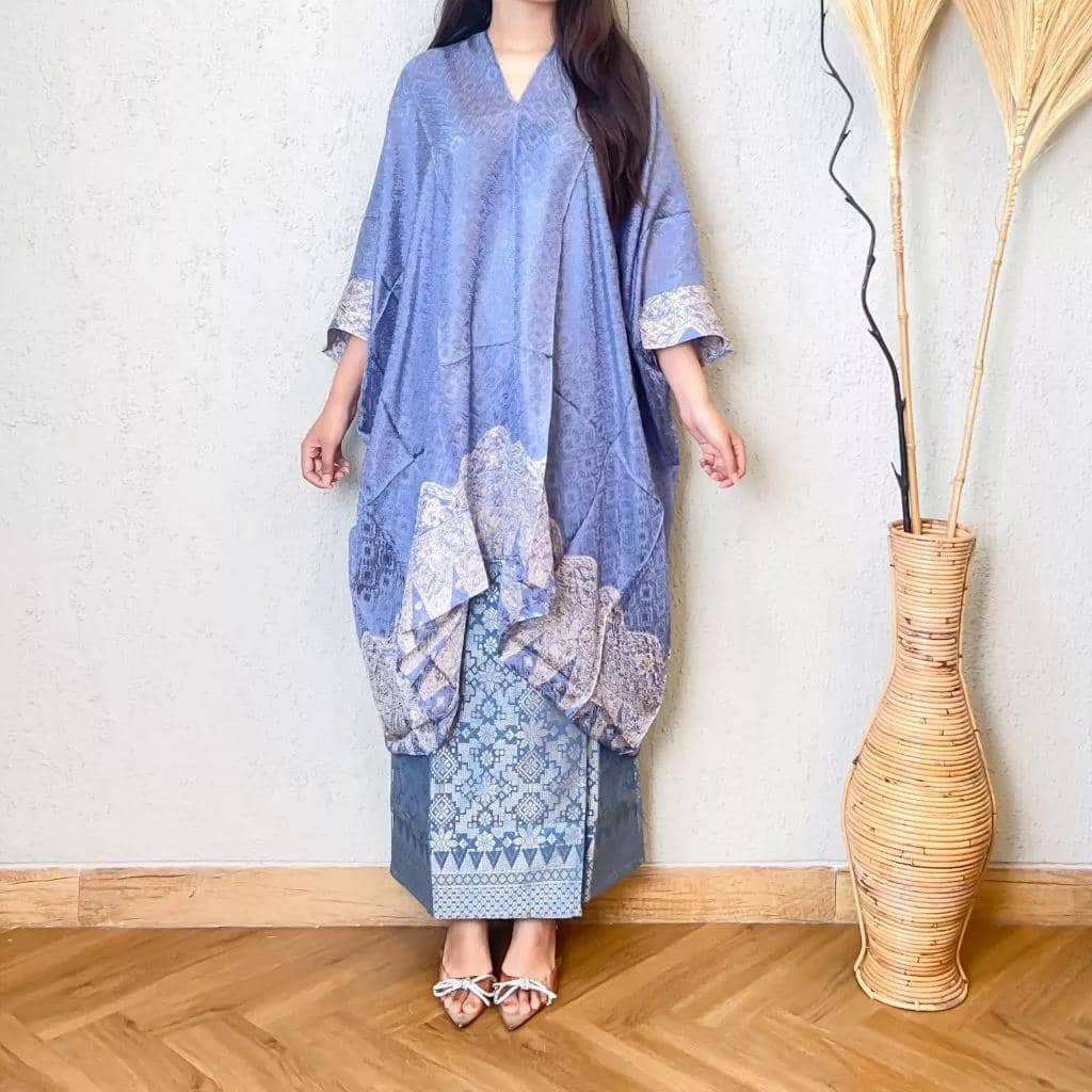 tunik Lebaran 2026 kombinasi batik modern