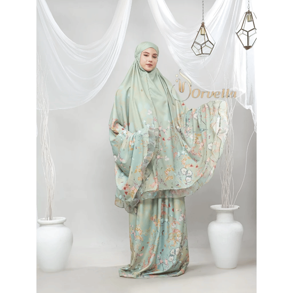 Mukena Dewasa Santorini dari Orvella