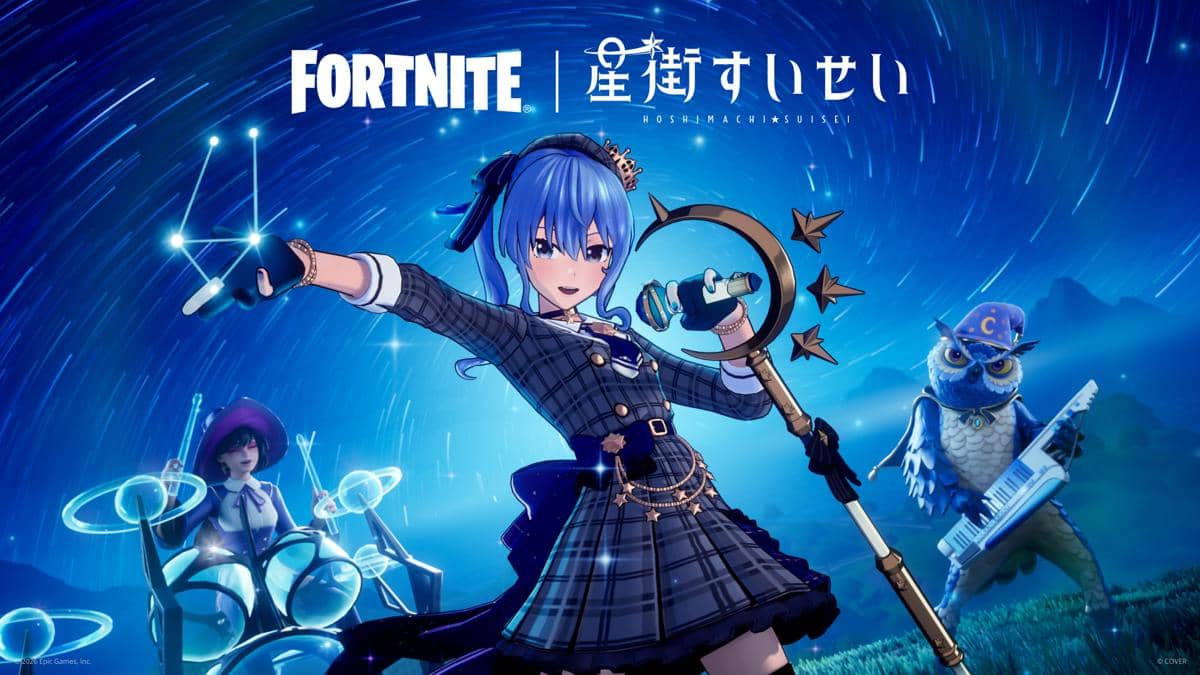 Hoshimachi Suisei Masuk Fortnite, Jadi Skin!