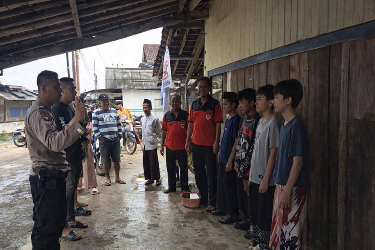 Lagi! Polisi Bubarkan Aksi Perang Petasan Ramaja di Pringsewu Selatan