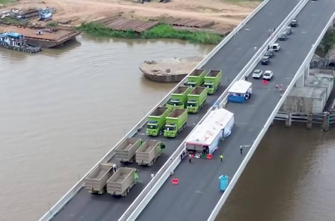 Proses ULF Jembatan Musi V.