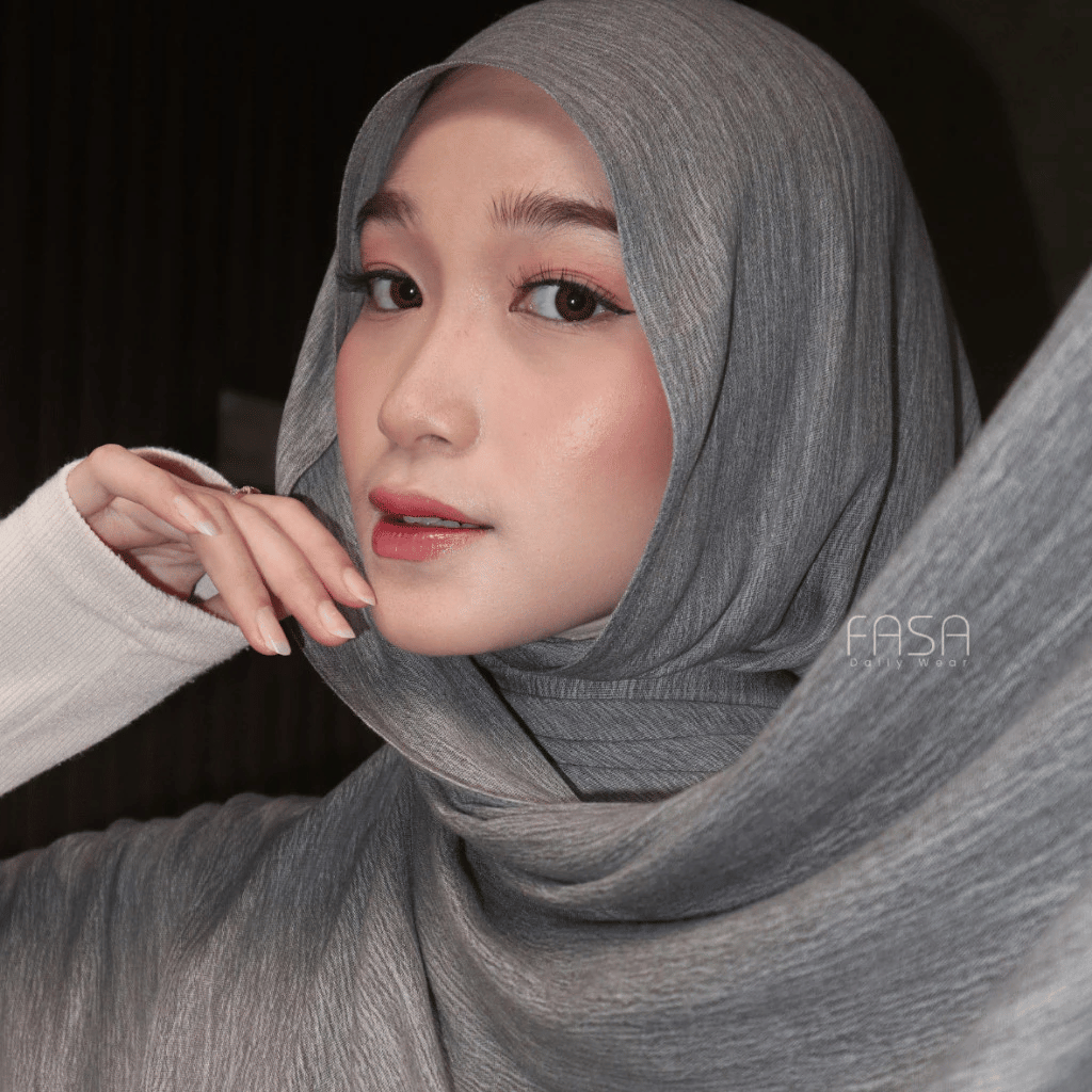 Pashmina Viscose Highlight Linen Series dari Fasa Hijab