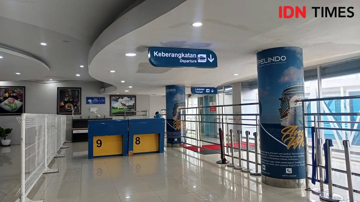 Terminal Pelabuhan Makassar. PT Pelabuhan Indonesia (Persero) Regional 4, Senin (9/3/2026). IDN Times/Asrhawi Muin