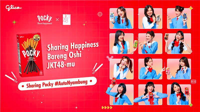 Pocky dan JKT48 Jalin Kolaborasi Sticker and Gold!