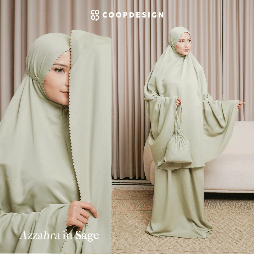 Mukena Dewasa Satin Maxmara dari Coop Design